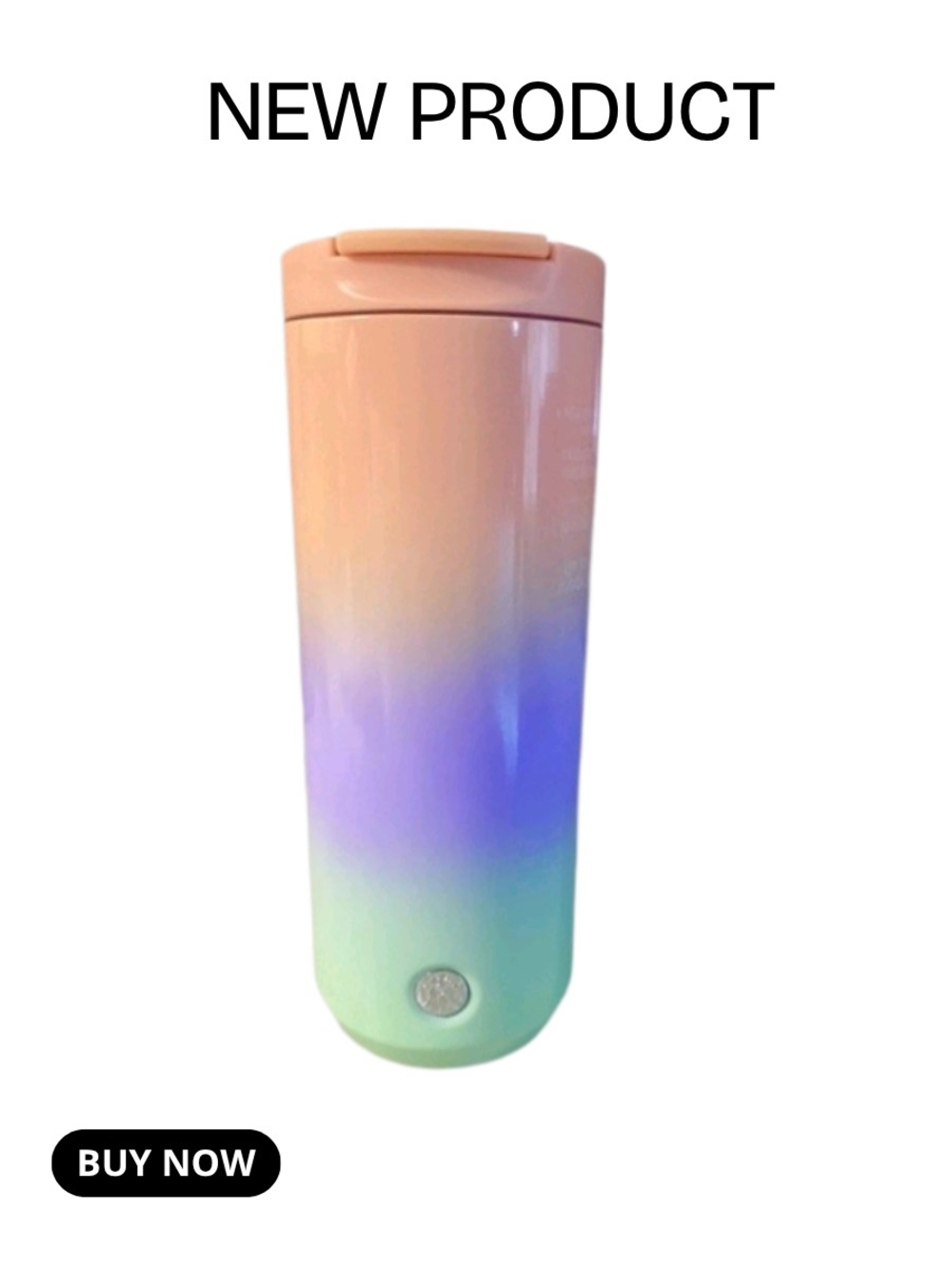 NEW Starbucks Pastel Ombre Stainless Travel Tumbler - Mint, Lavender & Peach